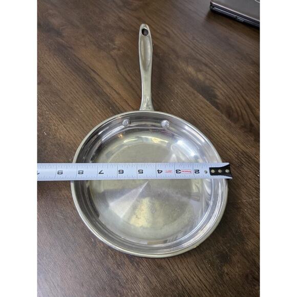 Wolfgang Puck 8" Omelet Pan 18-10 Stainless Steel Skillet 0411 - Picture 8 of 14